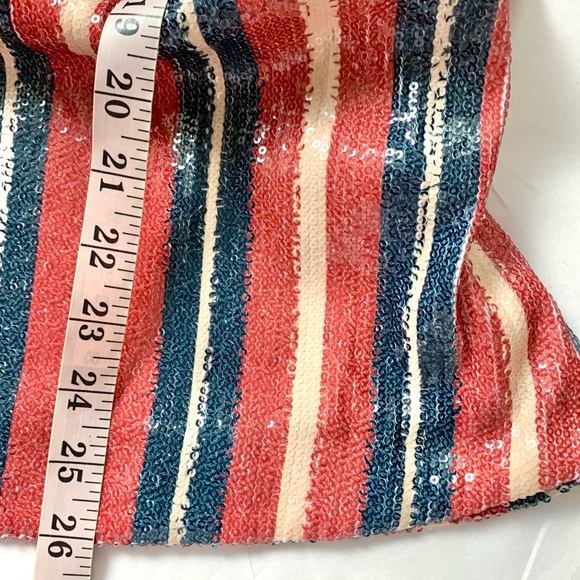 NWT Zara Strappy Striped Sequin & Lace Cami Top - Picture 12 of 16